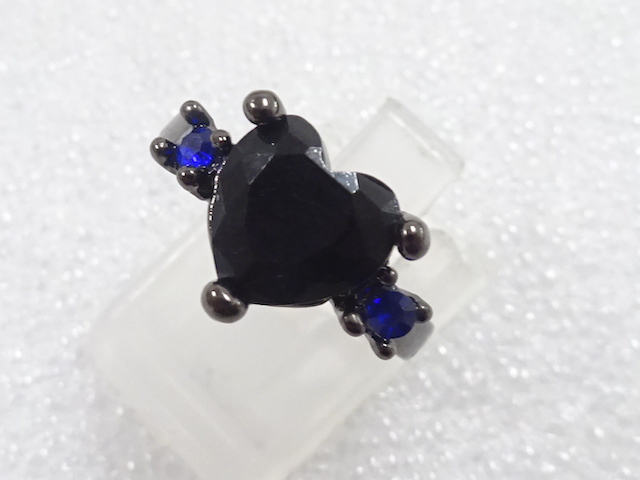 JAPANESE KIMONO / COLORED STONE RING (SIZE 8)